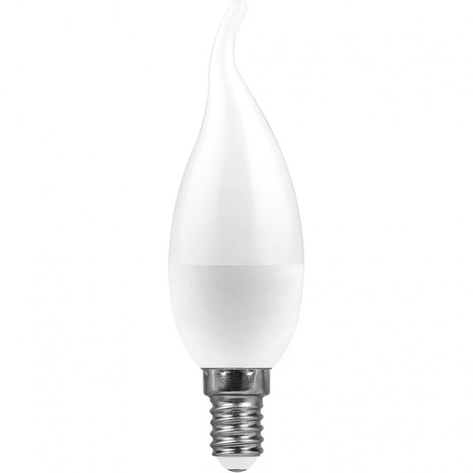 Лампа светодиодная FERON LB-570 Свеча на ветру E14 9W 6400K 38136