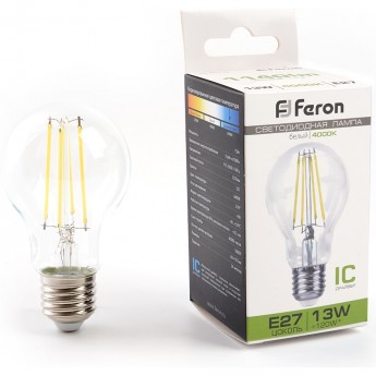 Лампа светодиодная FERON LB-613 E27 13W 4000K шар