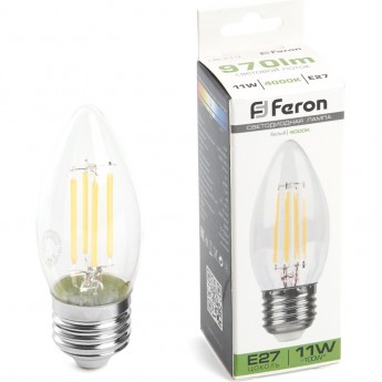 Лампа светодиодная FERON LB-713 Свеча E27 11W 4000K