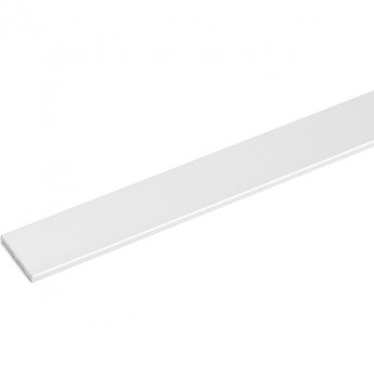 Профиль накладной 12х2мм, алюминиевый, серебро, 2м, FERON CAB285