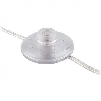 Сетевой шнур (с ножным выключателем) FERON прозрачный, DM106