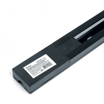 Шинопровод для трековых однофазных светильников FERON, черный, 3м, в наборе токоввод, заглушка, крепление, CAB1005