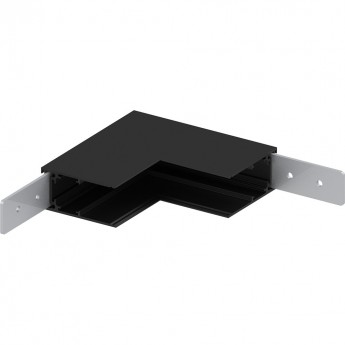 Соединитель внутренний для низковольтного накладного шинопровода FERON, черный, LD2002