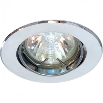 Светильник потолочный FERON MR11 G4.0 матовый хром-хром, 125Т-MR11