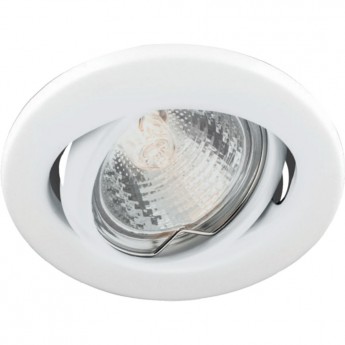 Светильник потолочный встраиваемый FERON DL11 MR16 50W G5.3 белый матовый