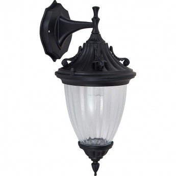 Светильник садово-парковый FERON PL581 на стену вниз 60W 230V E27, черный