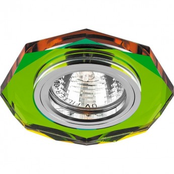 Светильник встраиваемый FERON DL8020-2/8020-2 потолочный MR16 G5.3 мультиколор