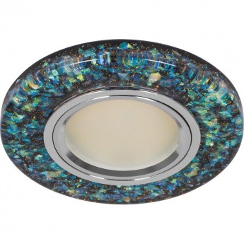 Светильник встраиваемый с белой LED подсветкой FERON 8585-2 потолочный MR16 G5.3 черный Светильник встраиваемый с белой LED подсветкой FERON 8585-2 потолочный MR16 G5.3 черный