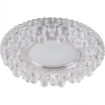 Светильник встраиваемый с LED подсветкой FERON CD941 потолочный MR16 G5.3 прозрачный