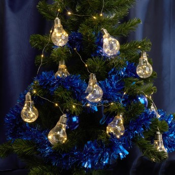 Светодиодная гирлянда FERON CL580 фигурная, статичная, 3м +0.5м 2700K ,с питанием от батареек, прозрачный шнур