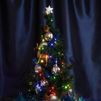 Светодиодная гирлянда FERON CL580 линейная Нить 220V мультиколор, c питанием от сети