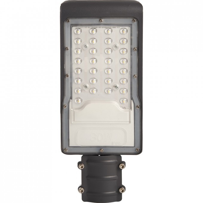 Светодиодный уличный консольный светильник FERON SP3031 30W 6400K 230V, серый 32576 Светодиодный уличный консольный светильник FERON SP3031 30W 6400K 230V, серый 32576