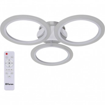 Светодиодный управляемый светильник накладной FERON AL5930 тарелка 72W 3000К-6500K