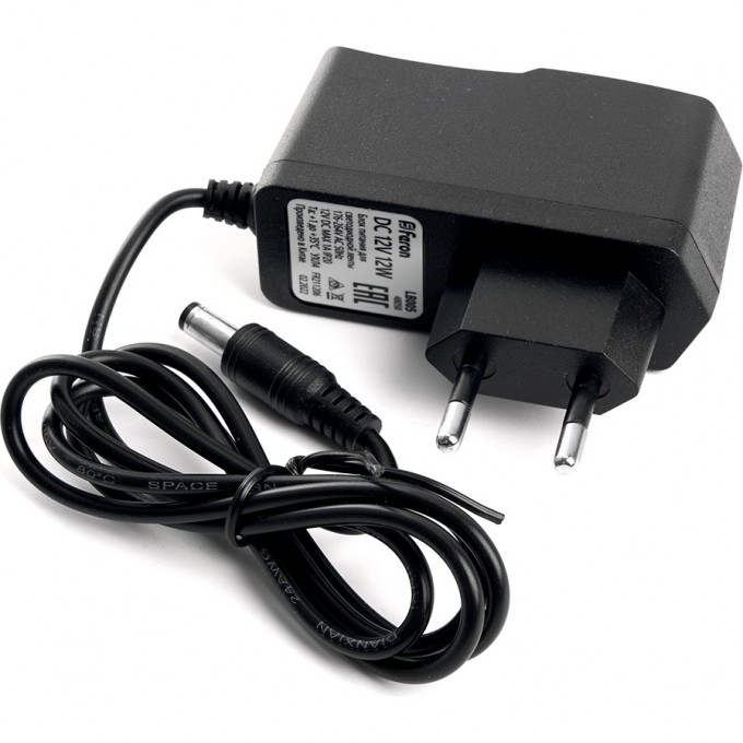 Трансформатор FERON электронный для светодиодной ленты 12W 12V (драйвер), LB005 48050