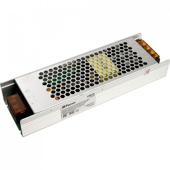 Трансформатор FERON электронный для светодиодной ленты 150W 24V (драйвер), LB019 41060